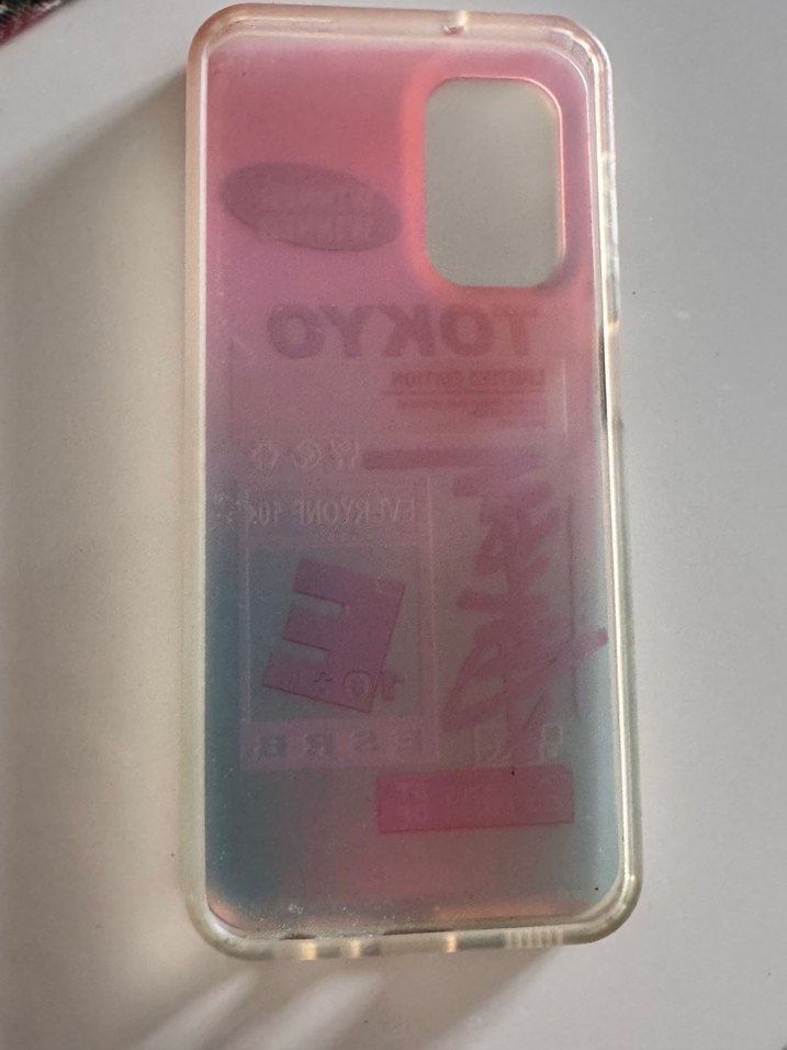 Şeffaf Pastel Renkli Tokyo Temalı Telefon Kılıfı - Görsel 3