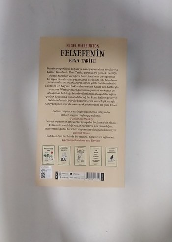 Felsefenin Kısa Tarihi - Nigel Warburton - Görsel 2