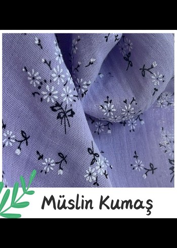 Çiçek kabartmali Müslin Kumaş