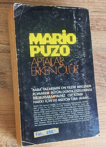 Aptallar Erken Ölür - Mario Puzo
