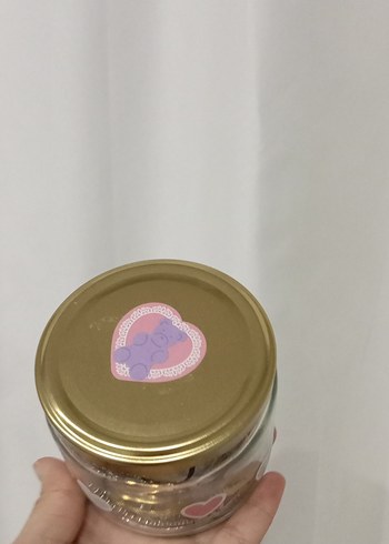 Altın Renkli Tırnak Süslemeleri Kavanozu - Görsel 2