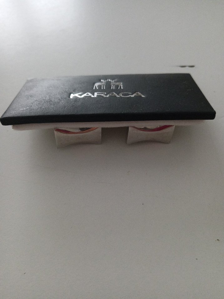 Gri Klasik Erkek Kol Düğmeleri - Görsel 2