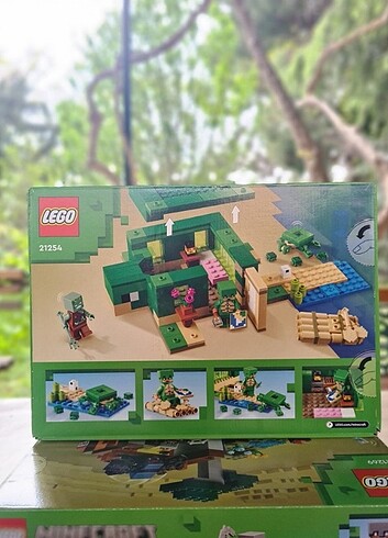  Beden LEGO Minecraft Kaplumbağa Plaj Evi 21254