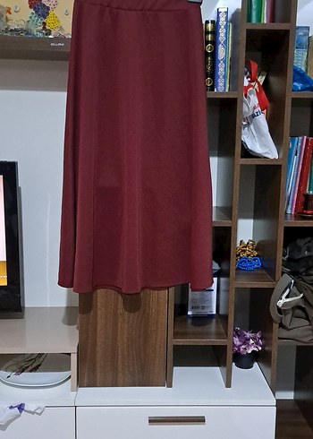 Bordo Uzun Kollu Düğmeli Kadın ikili takım - Görsel 5