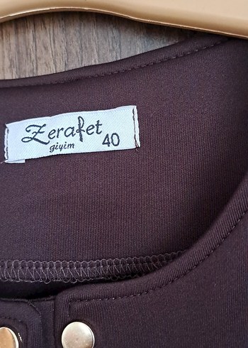 Bordo Uzun Kollu Düğmeli Kadın ikili Takım - Görsel 5