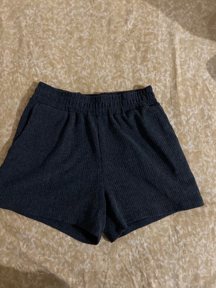 Gri Kısa Örme Kolsuz Kadın Tulum - Görsel 3