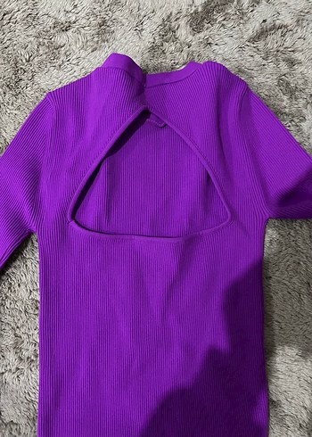 Zara sırt dekolteli elbise - Görsel 3