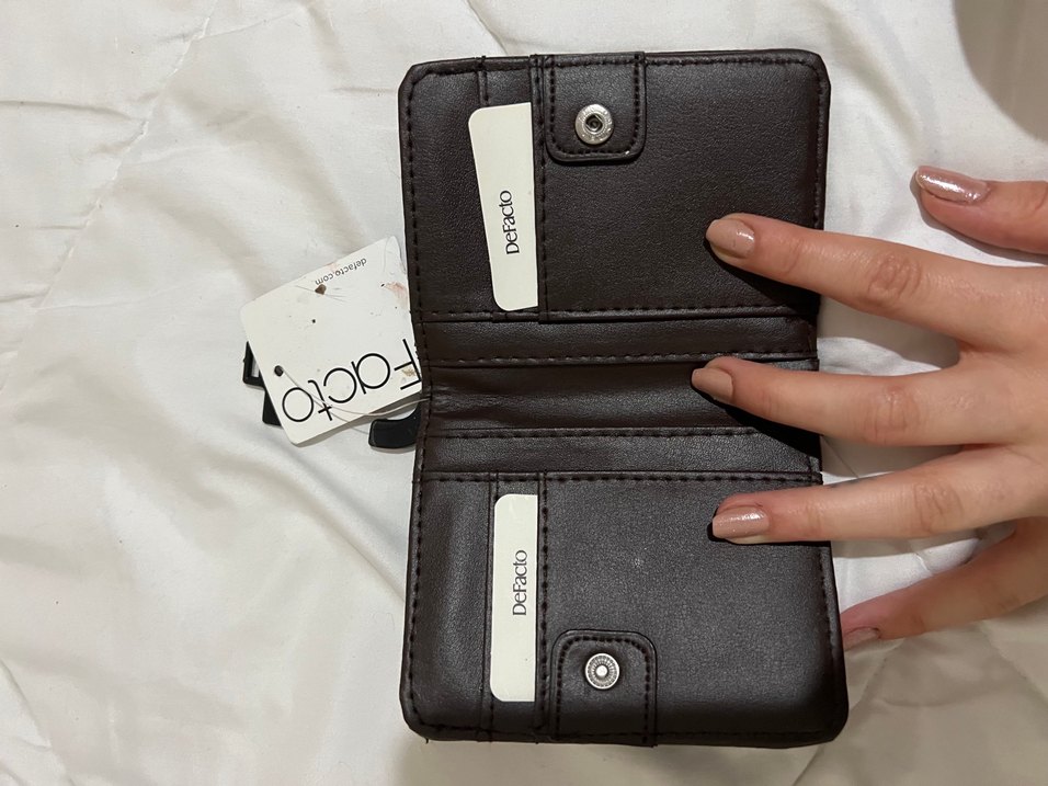 Siyah Deri defacto Yılan Desenli erkek Cüzdanı - Görsel 3