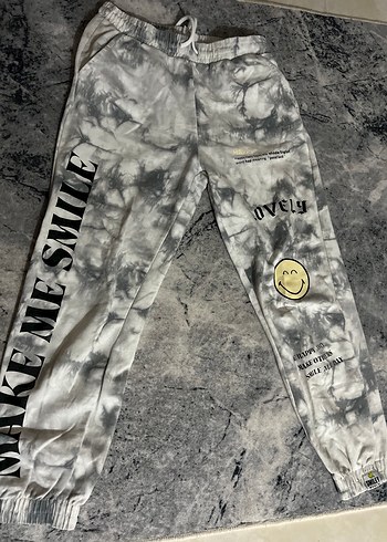 Gri Batik Desenli Kadın Eşofman - Görsel 3