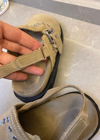 Zara kız çocuk sabo terlik - Görsel 6