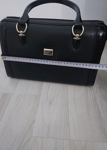 Matmazel Klasik Siyah Deri Kadın Çanta