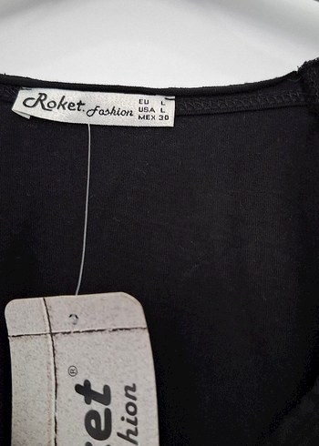 Siyah Gotik bluz - Görsel 4