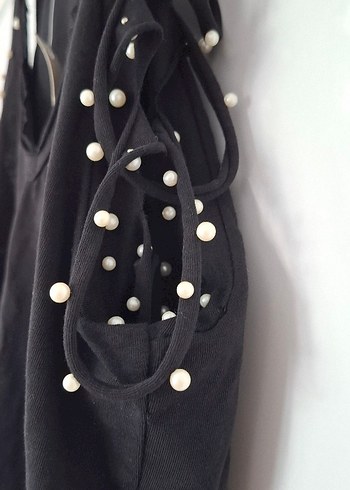 Siyah Gotik bluz - Görsel 2