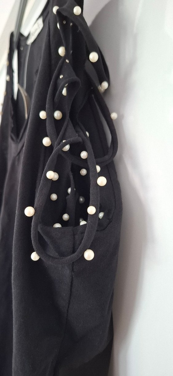 Siyah   Gotik bluz - Görsel 2