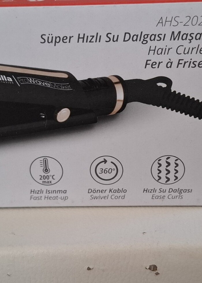 Su dalgası saç maşası - Görsel 3