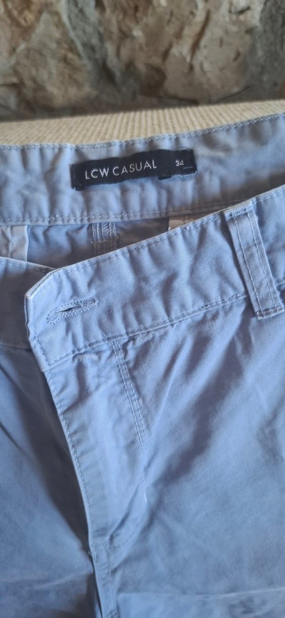 Erkek açık mavi Denim Şort - Görsel 4