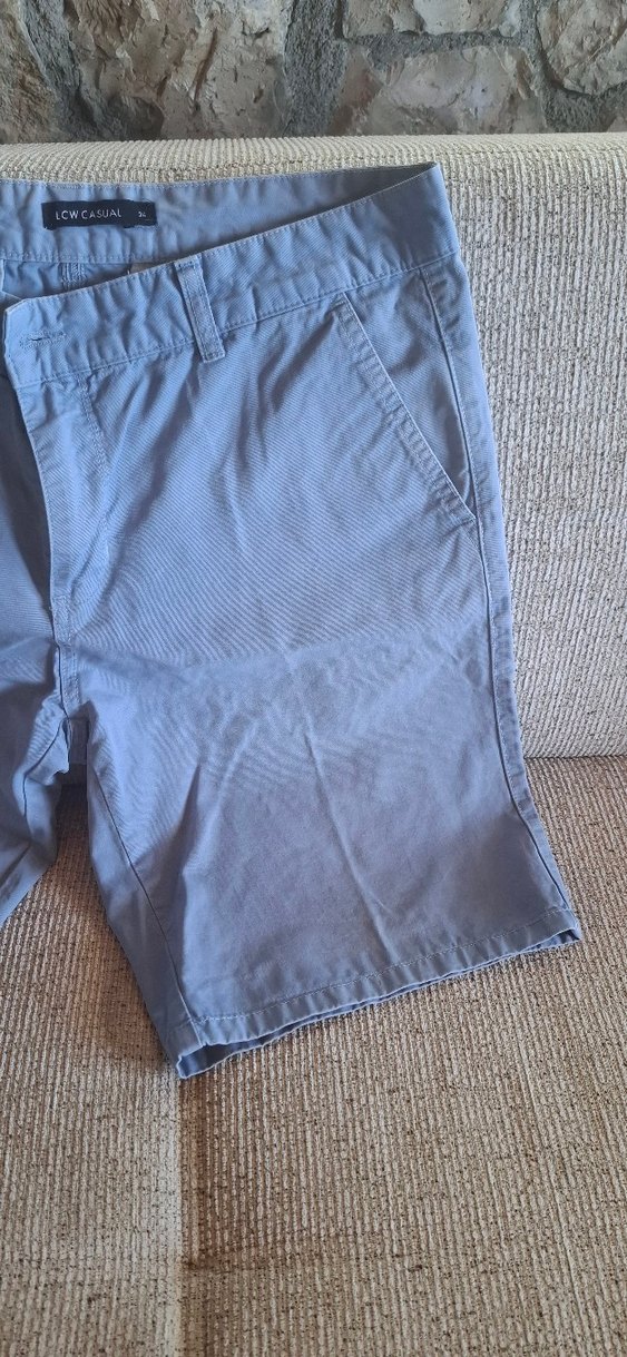 Erkek açık mavi Denim Şort - Görsel 5