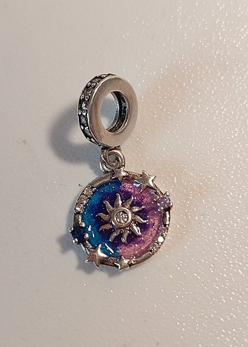 Beden çeşitli Renk Pandora Muadili Çift taraflı Madalyon Charm