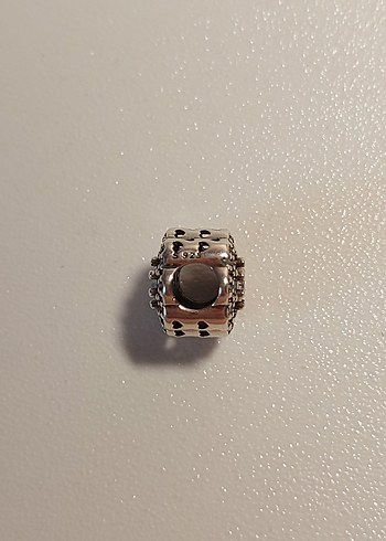 Beden mavi Renk Pandora Muadili Mavi Çiçek Charm