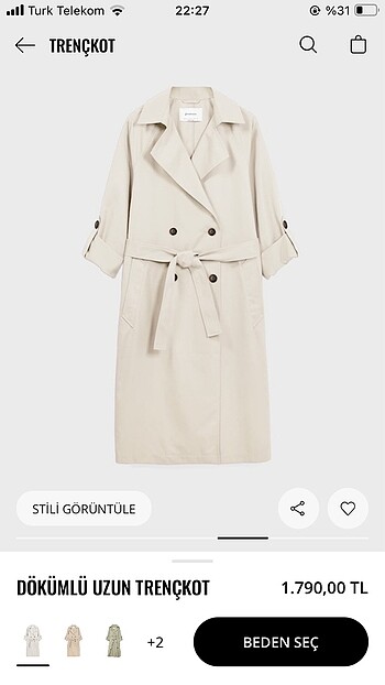 Stradivarius Stradivarius trençkot