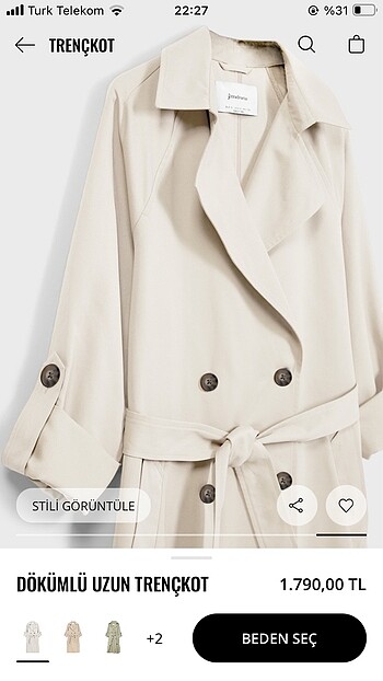 Stradivarius trençkot