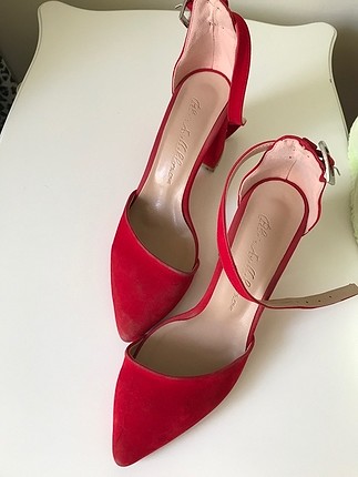 Pelinin Ayakkabıları Kırmızı sandalet 