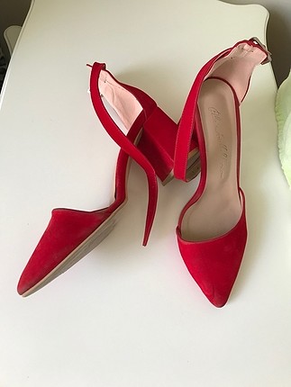 39 Beden kırmızı Renk Kırmızı sandalet 