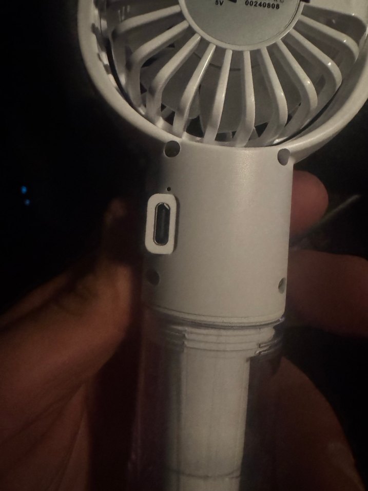 USB Şarjlı Boyun Askılı Mor Mini Vantilatör - Görsel 4