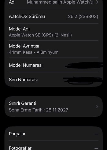 Apple Watch Series SE 44 mm Gece Yarısı - Görsel 5