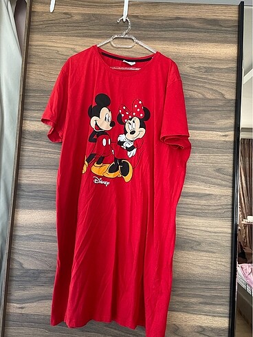 Disney mickey kırmızı elbise