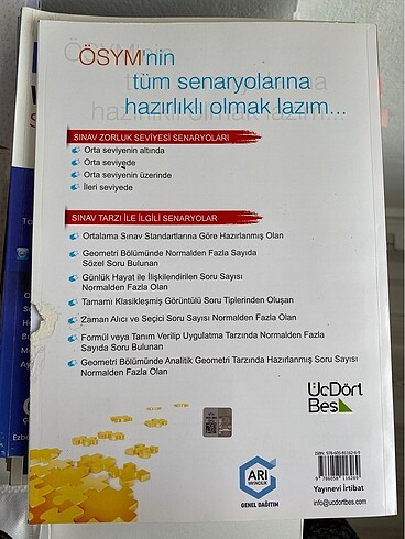 Üçdörtbeş ayt mat deneme