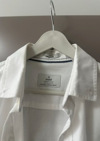 Beyaz Düğmeli Erkek Gömlek - Görsel 4