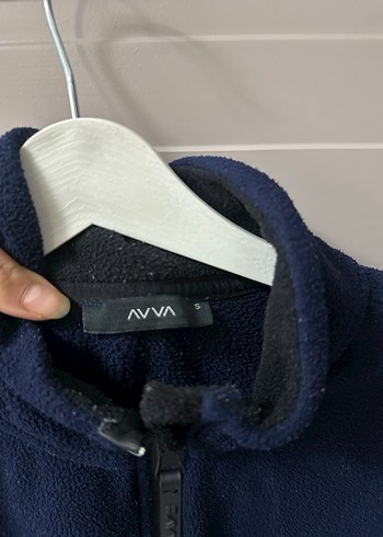 Erkek Lacivert Yarım Fermuarlı Polar - Görsel 4