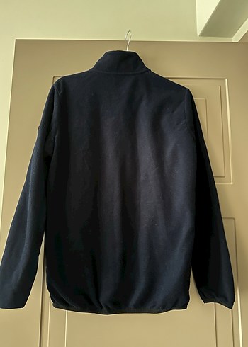 Erkek Lacivert Yarım Fermuarlı Polar - Görsel 3