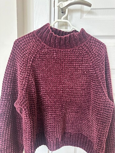 H&M Hm mürdüm renk kazak