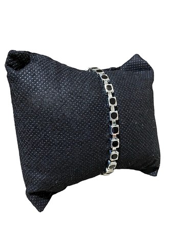 Zincir Detaylı Siyah Minimalist Kadın Bileklik - Görsel 5