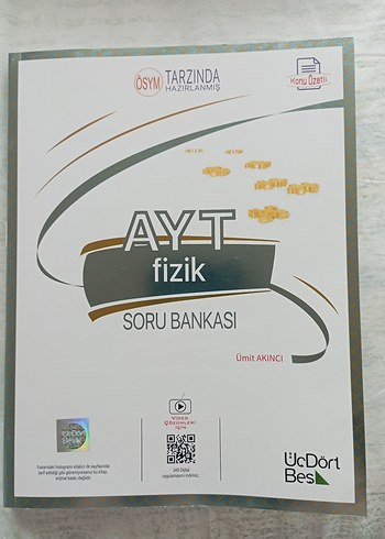 AYT Fizik Soru Bankası Ümit Akıncı