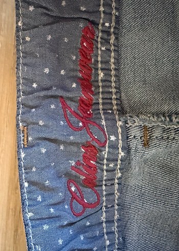 Colin's Yıldız ve Bayrak Desenli Düğmeli Denim Etek