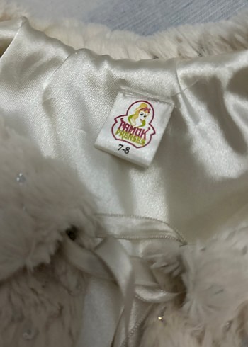 Kız Çocuk Beyaz Kürklü Bolero - Görsel 2