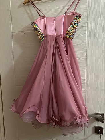 xs Beden pembe Renk Pembe abıye