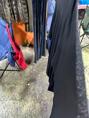 m Beden Siyah abiye mini elbıse tunık