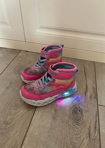 Skechers Kız Çocuk Pembe Tie-Dye Spor Ayakkabı - Görsel 11