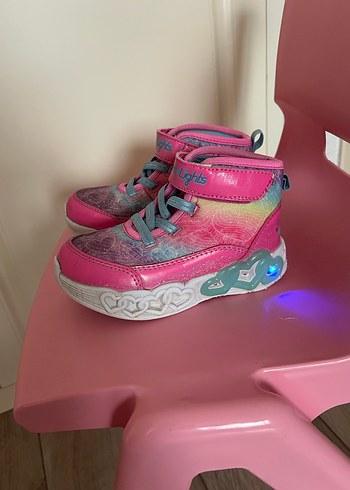 Skechers Kız Çocuk Pembe Tie-Dye Spor Ayakkabı - Görsel 3