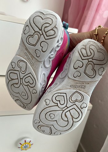 Skechers Kız Çocuk Pembe Tie-Dye Spor Ayakkabı - Görsel 9