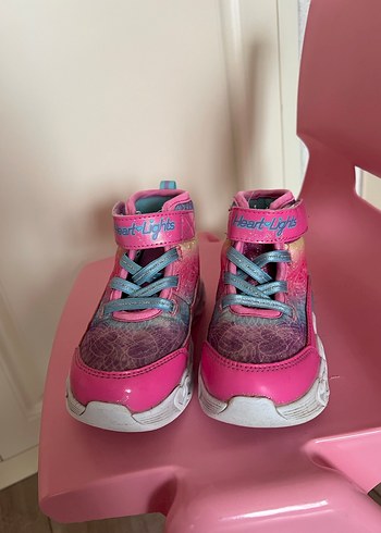 Skechers Kız Çocuk Pembe Tie-Dye Spor Ayakkabı - Görsel 7