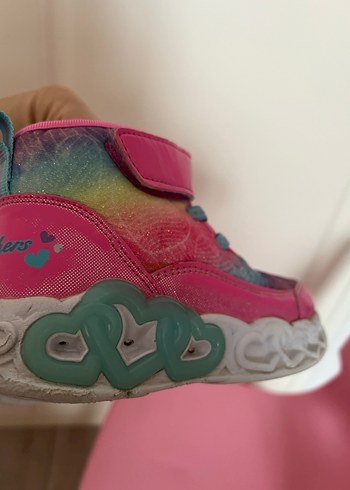 Skechers Kız Çocuk Pembe Tie-Dye Spor Ayakkabı - Görsel 5