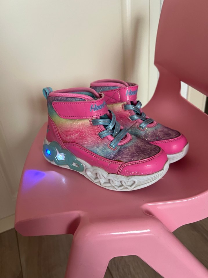 Skechers Kız Çocuk Pembe Tie-Dye Spor Ayakkabı - Görsel 2