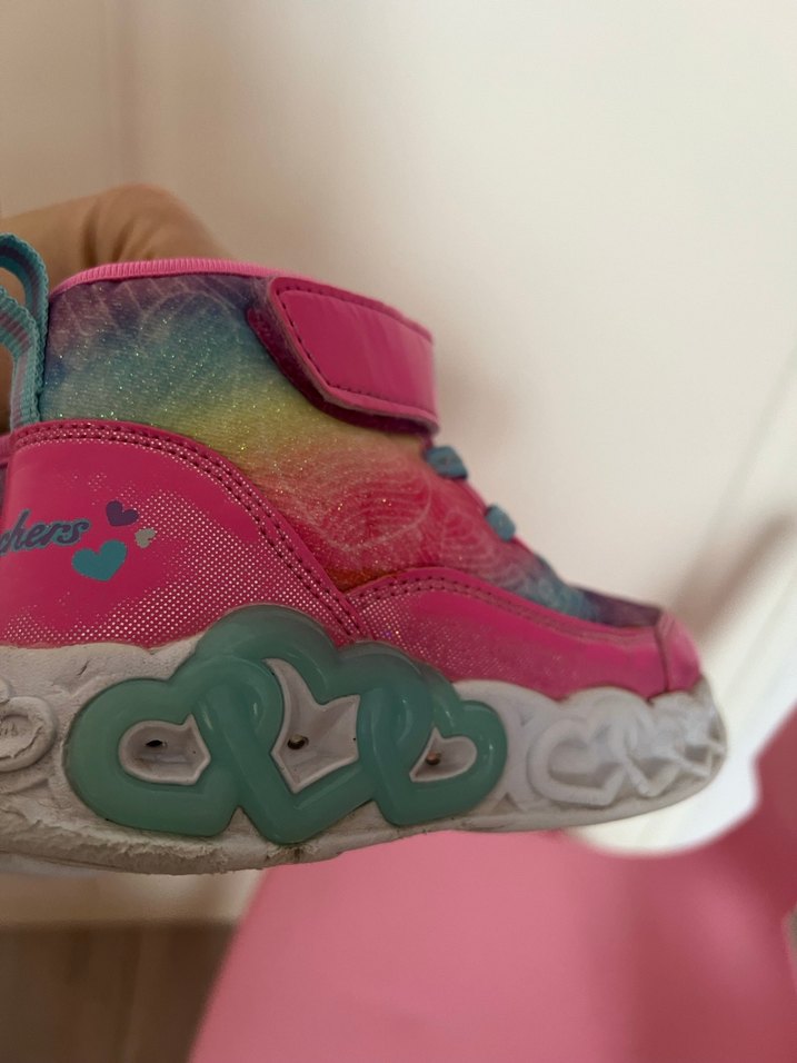 Skechers Kız Çocuk Pembe Tie-Dye Spor Ayakkabı - Görsel 5