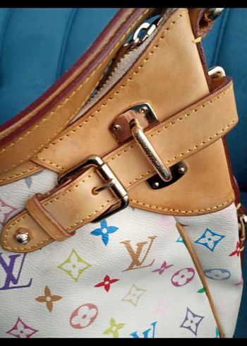 Renkli Baskılı Deri Kadın Çanta - Görsel 5