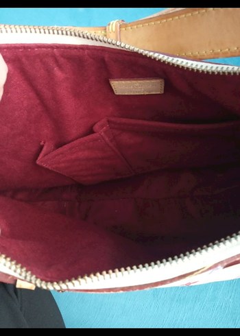 Renkli Baskılı Deri Kadın Çanta - Görsel 7